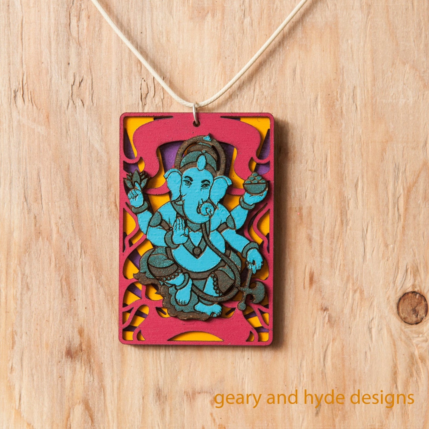 Mini Ganesh Painting Pendant
